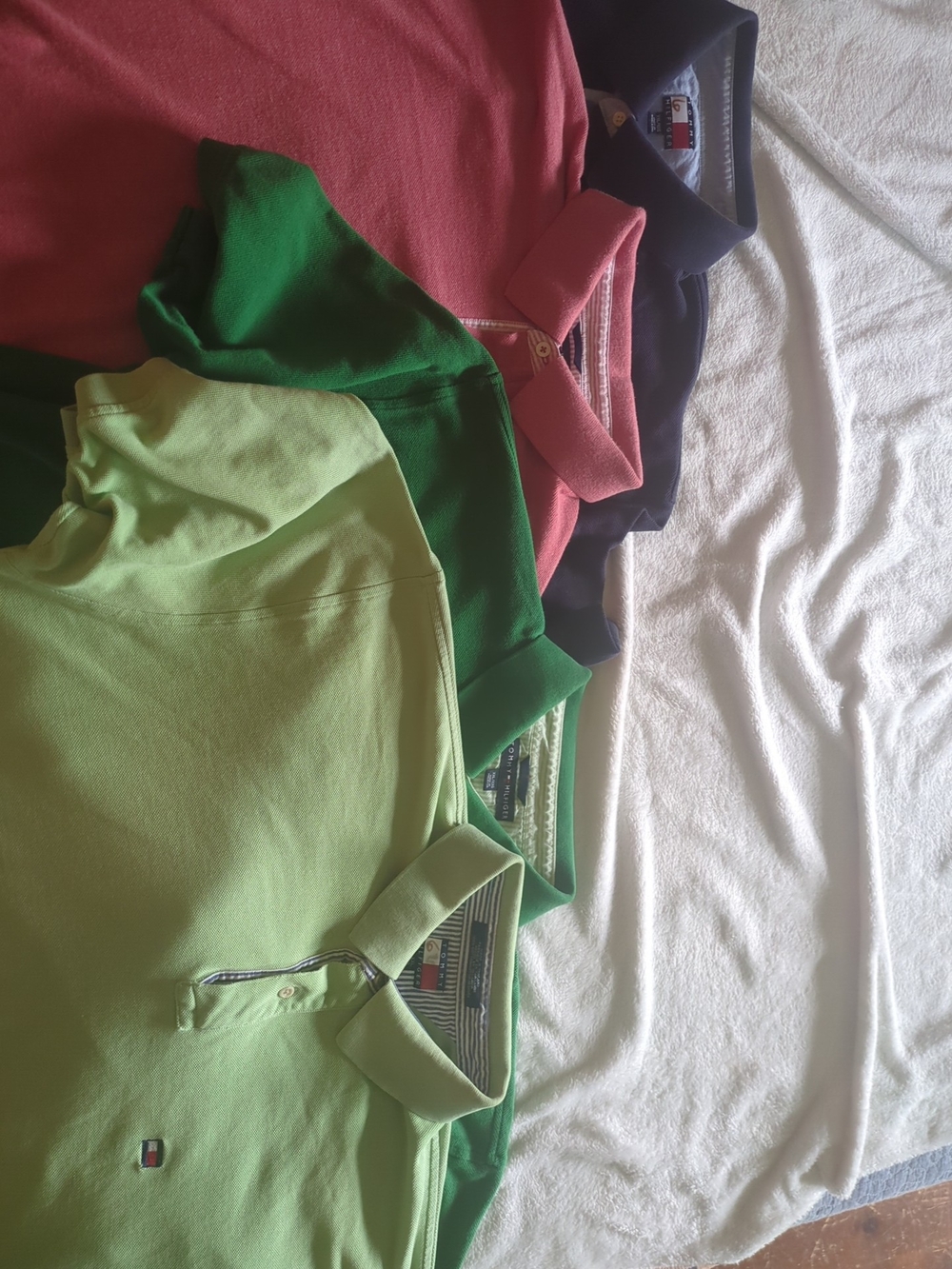 Lot Of FourTommy Hilfiger Green Polo Shirt XXL